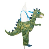 Dinosaurus T-Rex Ride-on Groen Kind Kostuum