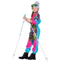 80's Retro Skipak Kind Roze-Turquoise