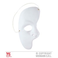 Halfmasker Phantom Wit Deluxe