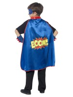 Superheld Cape Kit BOOM Blauw Kind