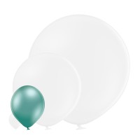 Standaard ballon chroom groen (Glossy Green 603 D11/30cm)