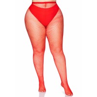 Panty Visnet Rood (Plus size)