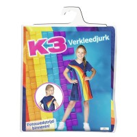 K3 Regenboog Jurkje Meisje Blauw