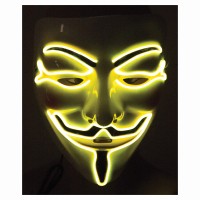 Masker Anonymous Vendetta LED-licht PVC