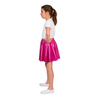 Disco Rok Folie Roze Kind (one size)