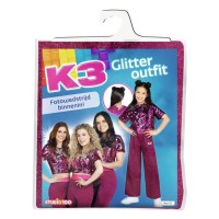 K3 Verkleedpak Glitter Roze 