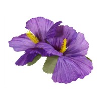 Haarspeld Hibiscus Bloemen Paars