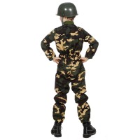 Soldaat Commando Camouflage Jongen Kostuum