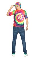 Hippie T-Shirt Heer Tie Dye Regenboog