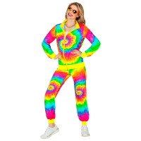 Trainingspak Neon Tie Dye Hippie Unisex