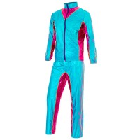 Trainingspak Metallic Electronic Dance Turquoise Unisex