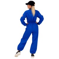 Astronaut Jumpsuit Dame Blauw