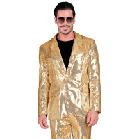 Blazer Pailletten Heer Goud