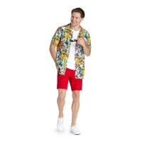 OppoSuits Hemd Heer Korte Mouwen Super Mario Bowsers Kingdom