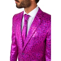 OppoSuits Kostuum Heer Peppy Pink