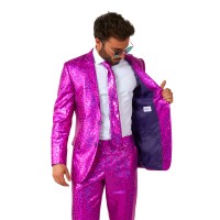 OppoSuits Kostuum Heer Peppy Pink