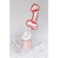 Folieballon: Penis Roségoud (46x88cm) 