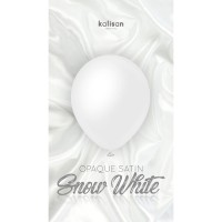 Kleine ballon (12cm) parel wit