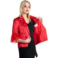 Suitmeister Harley Quinn Folie à Deux Dame Blazer Rood